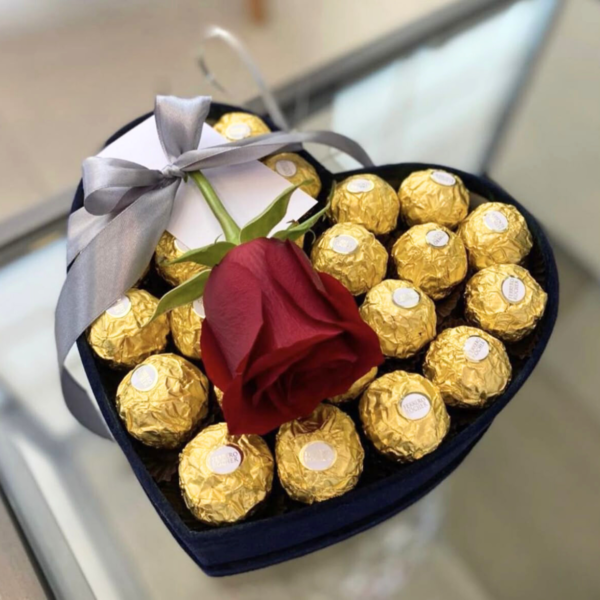 Corazón de bombones